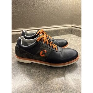 Duca Del Cosma Golf Shoes Men's Sz 12 Blue Orange Camo Very Good Cond.